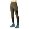 Collant De Trail Norrona Senja Equaliser Stretch Tights W's Olive Night - Caviar