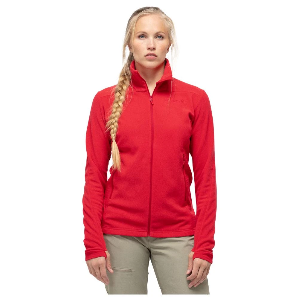 Polaire Norrona Women's Falketind Warm1 True Red 3 Polaire Norrona Women's Falketind Warm1 True Red – Image 3