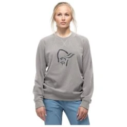 Sweat Norrona Crew Neck Unisex Drizzle -Norrona 216b69a2449d993fe47af58b56da2545e5253083 H22NORRTEH1187326 12