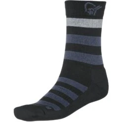 Norrona Chaussettes - Falketind Mid Weight Merino - Caviar