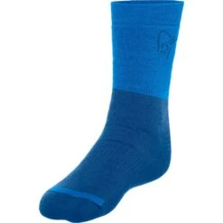 Norrona Chaussettes - Trollveggen Heavy Weight Merino - Denimite