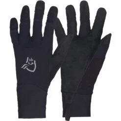 Norrona Gants - Fjørå Windstopper - Caviar