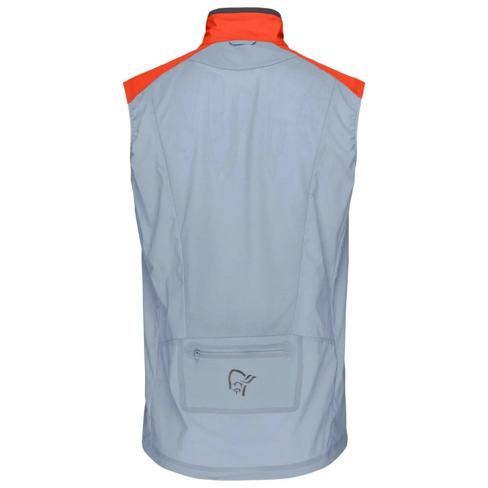 Veste De Trail Norrona Senja Aero90 Vest M's Arednalin - Blue Fog 2 Veste De Trail Norrona Senja Aero90 Vest M's Arednalin - Blue Fog – Image 2