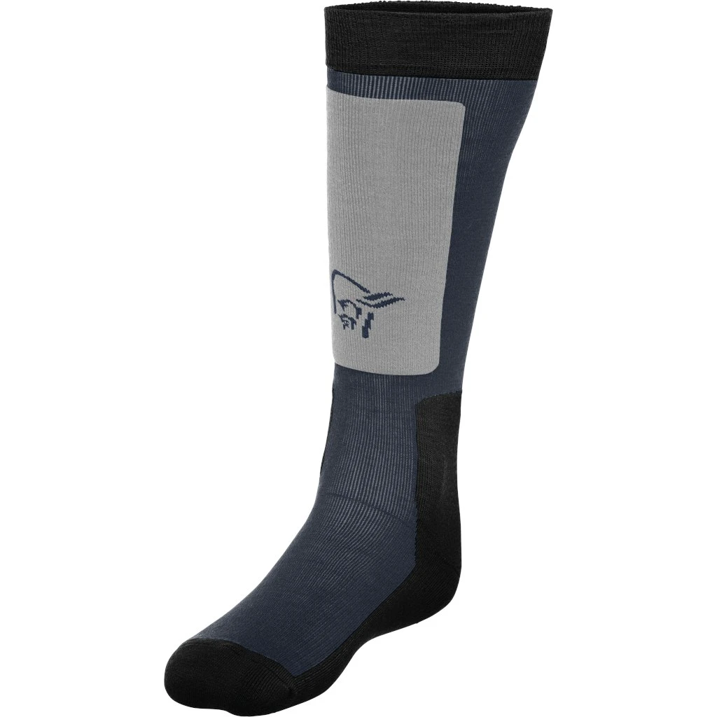 Norrona Chaussettes Montantes - Lofoten Mid Weight Merino - Cool Black 1 Norrona Chaussettes Montantes - Lofoten Mid Weight Merino - Cool Black