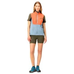 Veste De Trail Norrona Senja Aero90 Vest W's Flamingo - Blue Fog -Norrona 32d1485e4995daaada7f837605cca64045277855 H23NORRTTH3342751 901