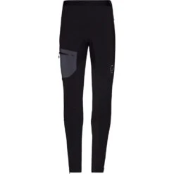 Norrona Legging Femme - Trollveggen Warmwool2 Stretch - Caviar