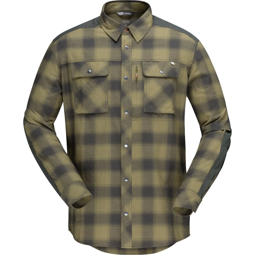 Norrona Chemise De Flanelle Homme - Svalbard - Olive Drab/Slate Grey 2 Norrona Chemise De Flanelle Homme - Svalbard - Olive Drab/Slate Grey â Image 2
