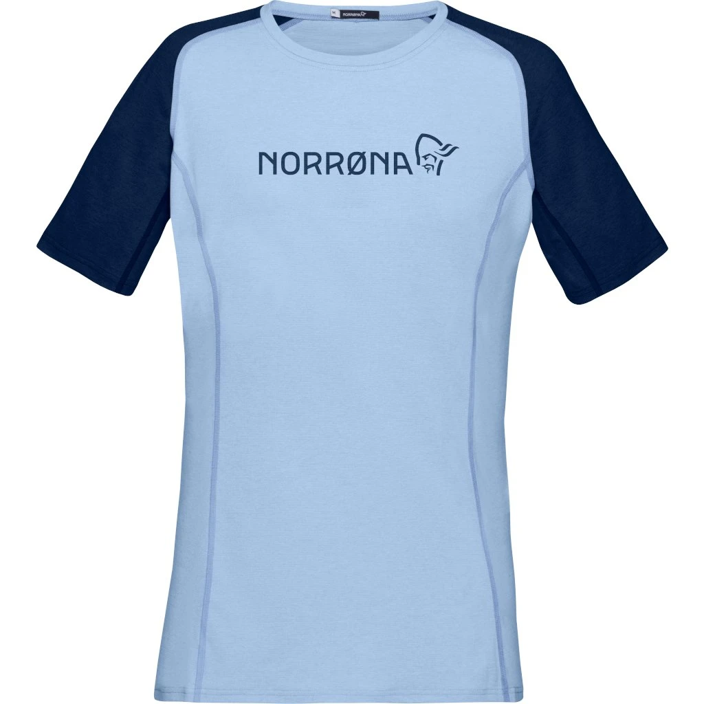 Norrona T-Shirt Femme - Fjørå Equaliser Lightweight - Serenity/Indigo Night 2 Norrona T-Shirt Femme - Fjørå Equaliser Lightweight - Serenity/Indigo Night – Image 2