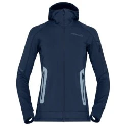 Polaire Norrona Falketind Power Grid Hood W's Indigo Night