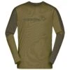 Sous-vêtement Technique Norrona Falketind Equaliser Merino Round Neck M's Olive Drab Olive Night
