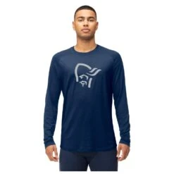 Sous-vêtement Technique Norrona PureUll Long Sleeve M's Indigo Night -Norrona 39c0b15c2217b5f90e72ed498947cbc37067cc99 H23NORRACC2262498 4
