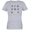 Tee-shirt Norrona 29 Cotton Slant Logo W's Drizzle Melange/Caviar