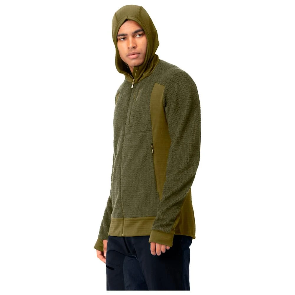 Polaire Norrona Falketind Alpha 120 Zip Hood Olive Night Olive Drab 3 Polaire Norrona Falketind Alpha 120 Zip Hood Olive Night Olive Drab – Image 3