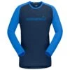 Maillot VTT Norrona Fjørå Equaliser Lightweight LS Olympian Blue Indigo Night