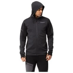 Polaire Norrona Trollveggen Powerstretch Pro Zip Hood M's Caviar -Norrona 5e52aca2b100badd56b435debc99babc9bd1a18d E22NORRTTH1207275 4