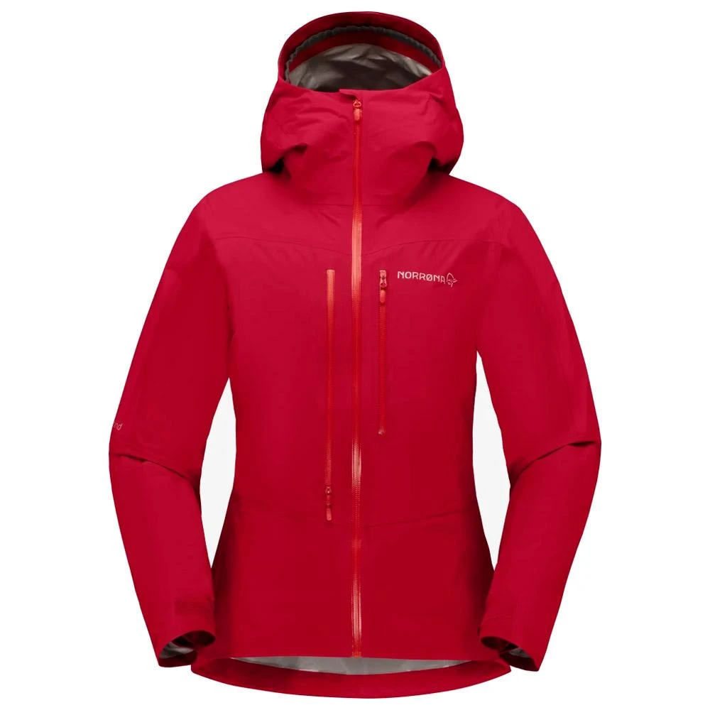 Veste D’alpinisme Norrona Falketind Gore-Tex Paclite W's Jkt Jester Red True Red 2 Veste D’alpinisme Norrona Falketind Gore-Tex Paclite W's Jkt Jester Red True Red – Image 2