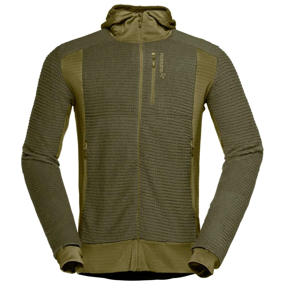 Polaire Norrona Falketind Alpha 120 Zip Hood Olive Night Olive Drab 1 Polaire Norrona Falketind Alpha 120 Zip Hood Olive Night Olive Drab