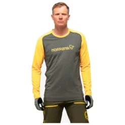 Maillot VTT Norrona Fjørå Equaliser Lightweight LS Olive Night Lemon Chrome -Norrona 799f8e060bf519b23a7536d7772c60dec3398fa3 E22NORRVTT1207558 4