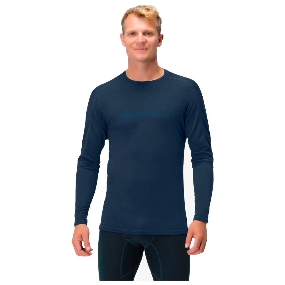 Sous-vêtement Technique Norrona Falketind Equaliser Merino Round Neck M's Indigo Night 3 Sous-vêtement Technique Norrona Falketind Equaliser Merino Round Neck M's Indigo Night – Image 3