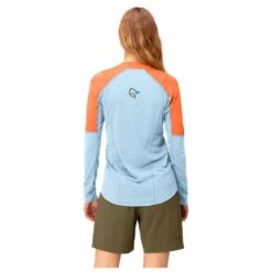 Tee-shirt De Trail Norrona Senja Equaliser Lightweight Long Sleeve W's Flamingo -Norrona adf86f7bac297d83e89eb046a8255a99664b841c E23NORRACC3342833 6