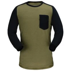 Maillot VTT Norrona Skibotn Wool 3/4 M's Olive Drab