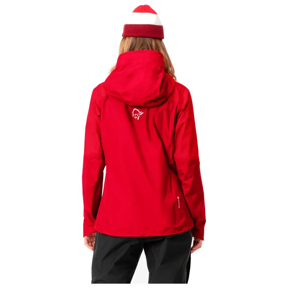 Veste D’alpinisme Norrona Falketind Gore-Tex Paclite W's Jkt Jester Red True Red 6 Veste D’alpinisme Norrona Falketind Gore-Tex Paclite W's Jkt Jester Red True Red – Image 6