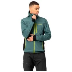 Polaire Norrona Falketind Warm2 Octa Hood M's North Atlantic Caviar -Norrona d67b9750746dffb975a12c299a7fe1125d28d624 E22NORRTEH1204950 5