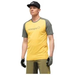 Maillot VTT Norrona Fjørå Equaliser Lightweight M's Olive Night Lemon Chrome -Norrona d6b4486f9bb9926f8b18ff1640ecc1adb1a7798d E22NORRVTT1207818 4