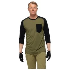 Maillot VTT Norrona Skibotn Wool 3/4 M's Olive Drab -Norrona e044694a4a51cba8bd001cb7afc2e5c4a7008409 E22NORRVTT1207842 4