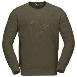 Sweat Norrona Crew Neck Unisex Olive Night
