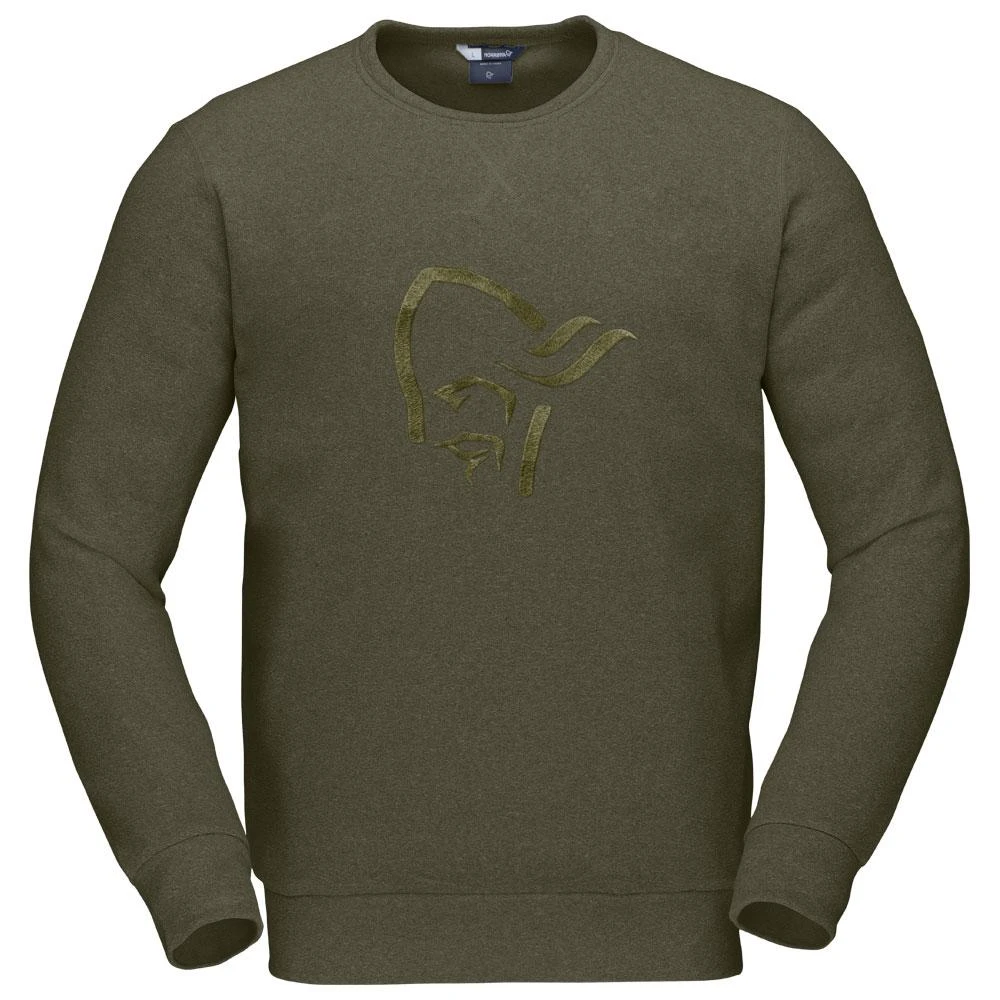 Sweat Norrona Crew Neck Unisex Olive Night 1 Sweat Norrona Crew Neck Unisex Olive Night