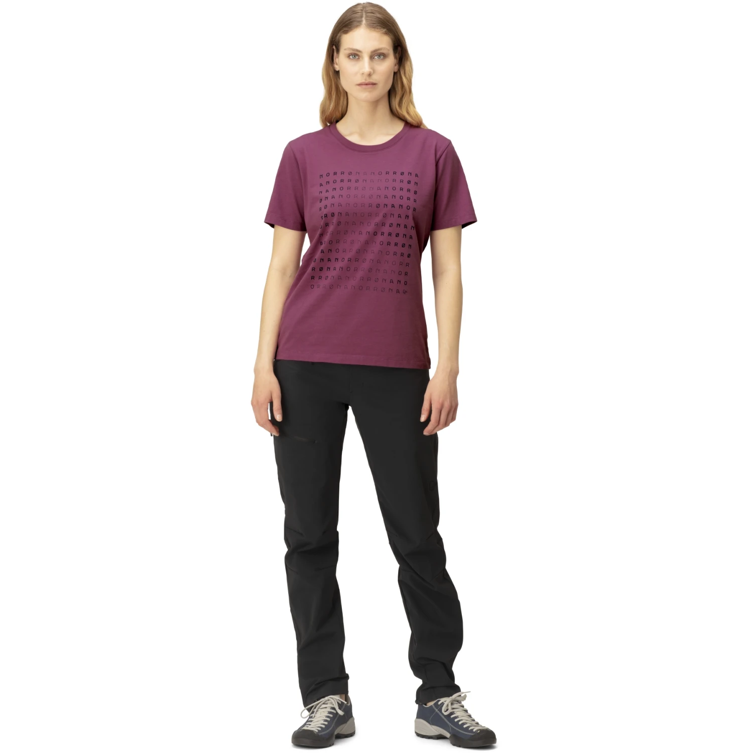 Norrona T-Shirt Femme - /29 Cotton Matrix - Violet Quartz 4 Norrona T-Shirt Femme - /29 Cotton Matrix - Violet Quartz – Image 4