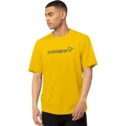 Norrona T-Shirt Homme - /29 Cotton Norrøna Viking - Sulphur
