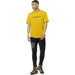 Norrona T-Shirt Homme - /29 Cotton Norrøna Viking - Sulphur -Norrona norrona 29 cotton norrona viking t shirt men sulphur model 1 1400214