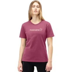 Norrona T-Shirt Femme - /29 Cotton Norrøna Viking - Violet Quartz