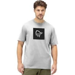 Norrona T-Shirt Homme - /29 Cotton Square Viking - Drizzle Melange