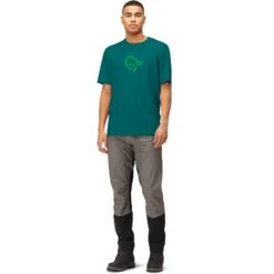 Norrona T-Shirt Homme - /29 Cotton Viking - Everglade -Norrona norrona 29 cotton viking t shirt men everglade 4 1519300