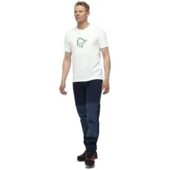 Norrona T-Shirt Homme - /29 Cotton Viking - Pure White -Norrona norrona 29 cotton viking t shirt men pure white 2 1465756