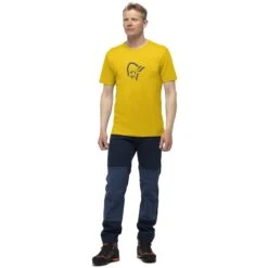 Norrona T-Shirt Homme - /29 Cotton Viking - Sulphur 8 Norrona T-Shirt Homme - /29 Cotton Viking - Sulphur -Norrona norrona 29 cotton viking t shirt men sulphur model 1 1400228