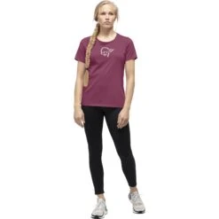 Norrona T-Shirt Femme - /29 Cotton Viking - Violet Quartz -Norrona norrona 29 cotton viking t shirt women violet quartz model 1 1400222