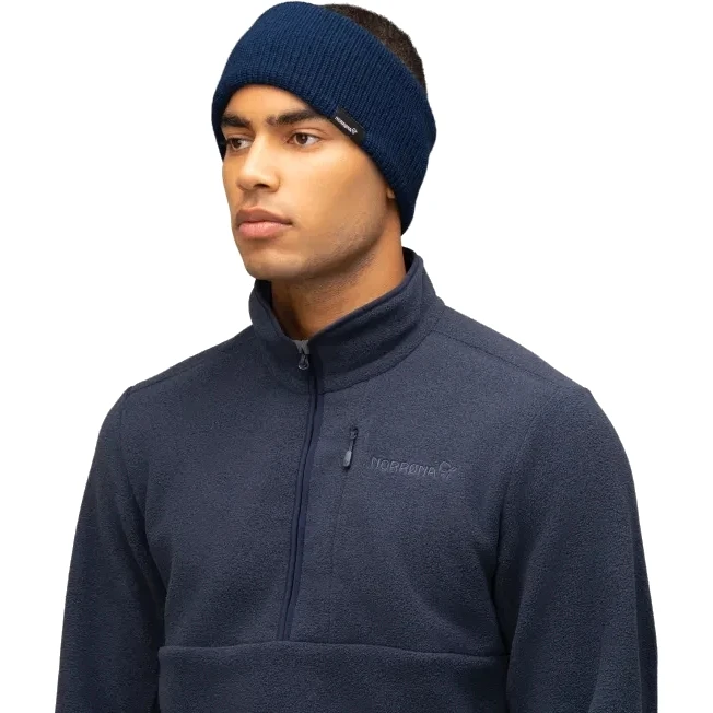 Norrona Bandeau - /29 Heavy MerinoUll - Indigo Night Melange 2 Norrona Bandeau - /29 Heavy MerinoUll - Indigo Night Melange – Image 2