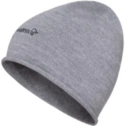 Norrona Bonnet - /29 Light MerinoUll Roll Edge - Grey Melange