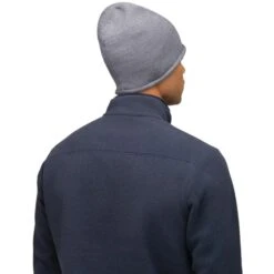 Norrona Bonnet - /29 Light MerinoUll Roll Edge - Grey Melange -Norrona norrona 29 light merinoull roll edge beanie grey melange 2 1544034