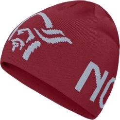Norrona /29 Logo Bonnet Tricoté - Rhubarb