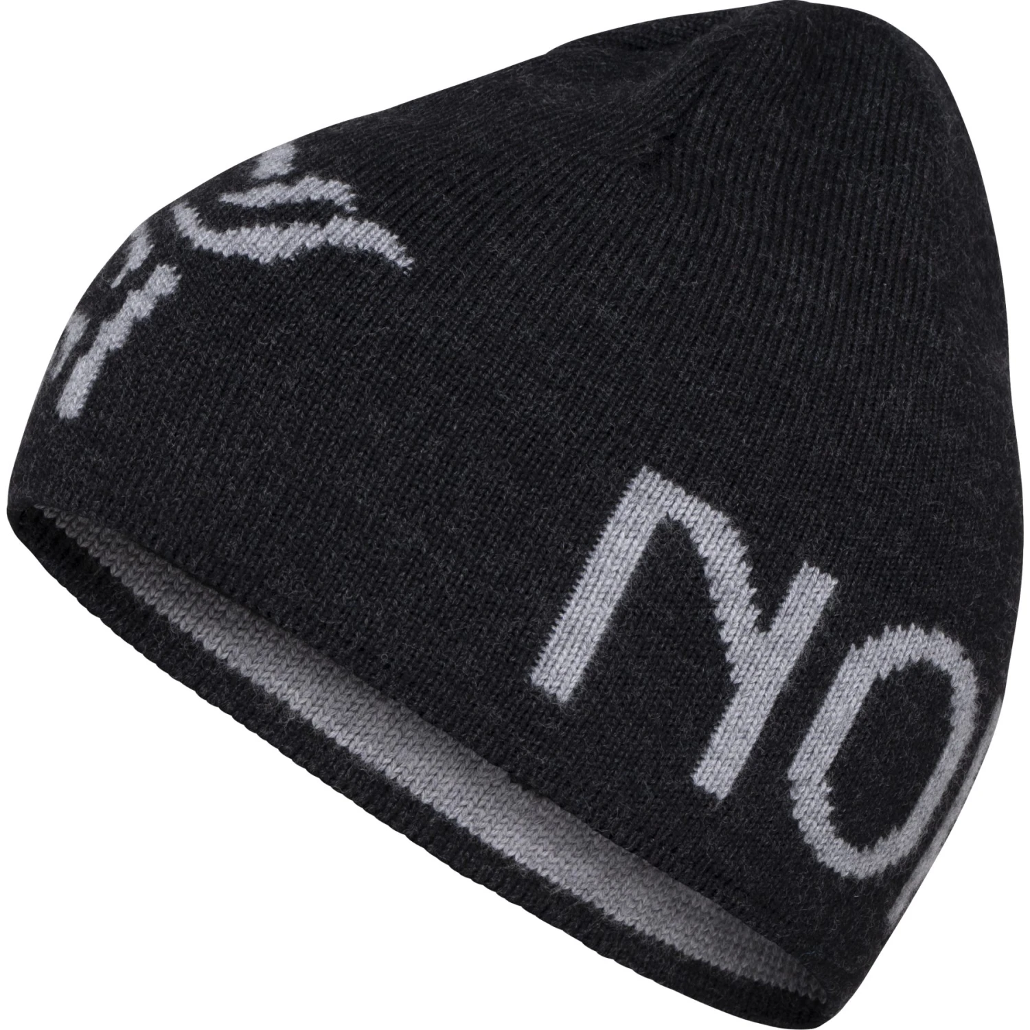 Norrona Bonnet - /29 MerinoUll Logo - Caviar Melange 1 Norrona Bonnet - /29 MerinoUll Logo - Caviar Melange