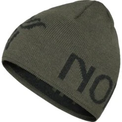 Norrona Bonnet - /29 MerinoUll Logo - Olive Night Melange