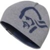 Norrona Bonnet - /29 Mid Cotton Logo - Grey Melange