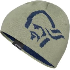 Norrona Bonnet - /29 Mid Cotton Logo - Loden Green