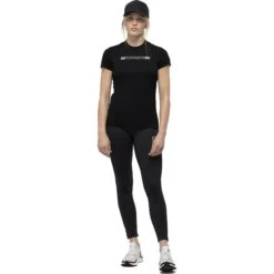 Norrona T-Shirt Femme - Bitihorn Tech - Caviar -Norrona norrona bitihorn tech t shirt women caviar 3 902815