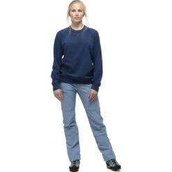Norrona Sweatshirt - Crew Neck Unisex - Indigo Night -Norrona norrona crew neck unisex longsleeve indigo night 4 1024877